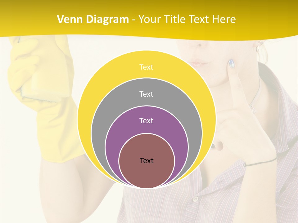 Sponge Responsibility Housewife PowerPoint Template