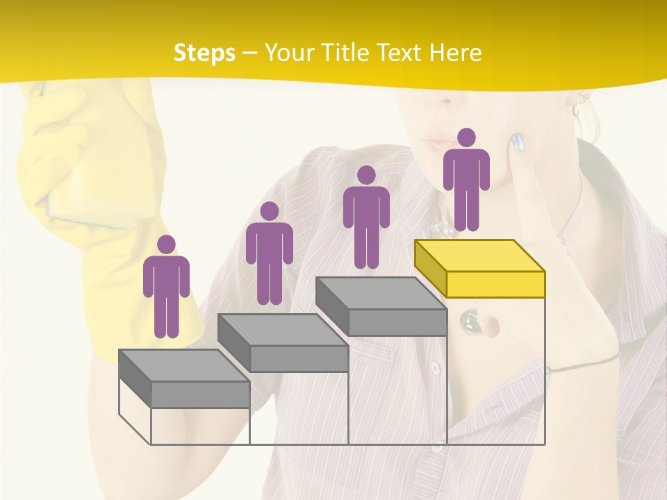 Sponge Responsibility Housewife PowerPoint Template