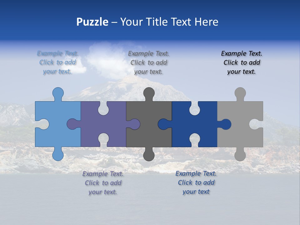 Mountain Ridge Water PowerPoint Template