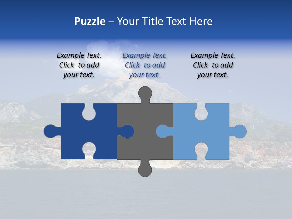 Mountain Ridge Water PowerPoint Template