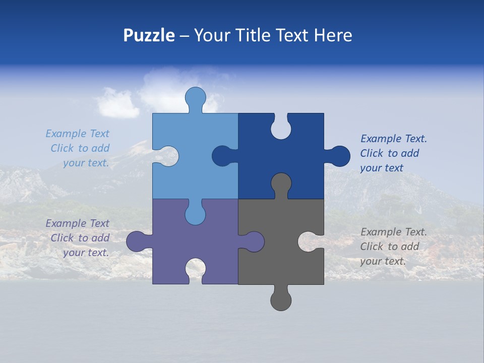 Mountain Ridge Water PowerPoint Template