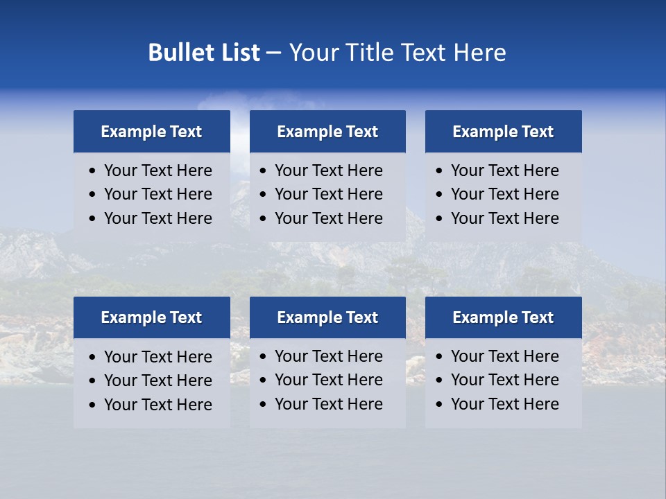 Mountain Ridge Water PowerPoint Template