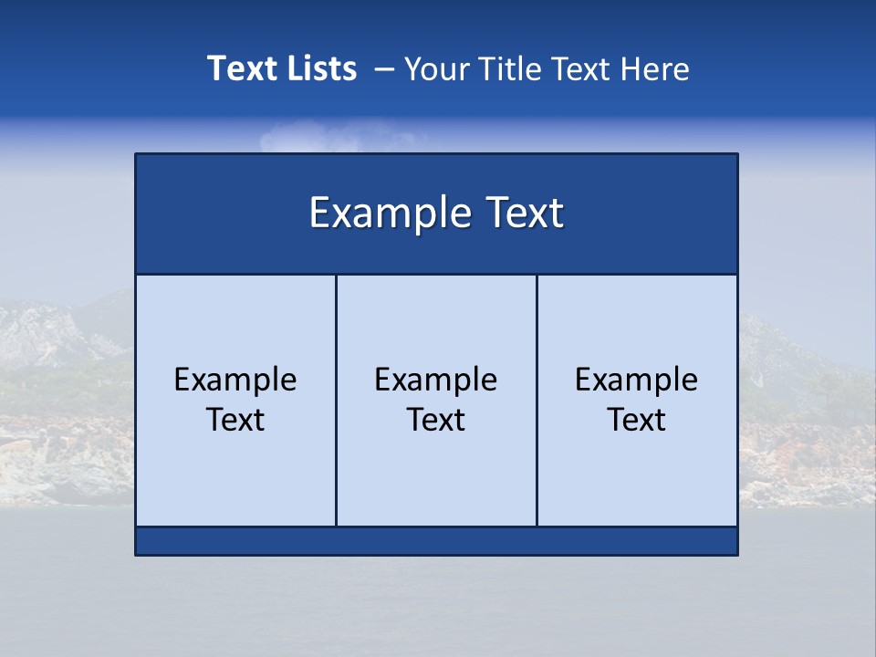 Mountain Ridge Water PowerPoint Template