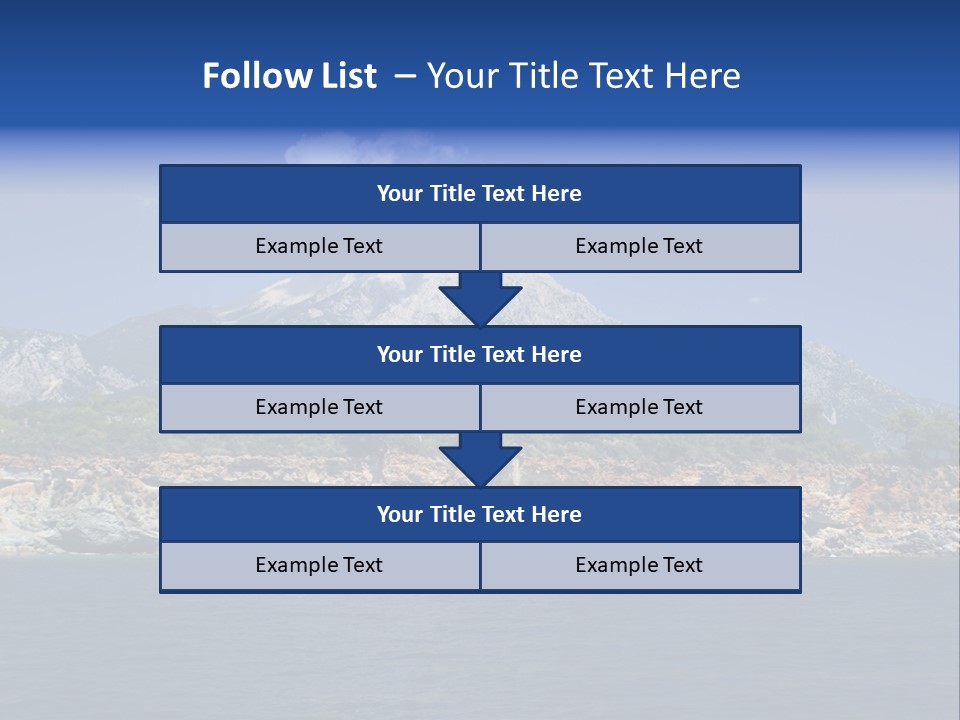 Mountain Ridge Water PowerPoint Template