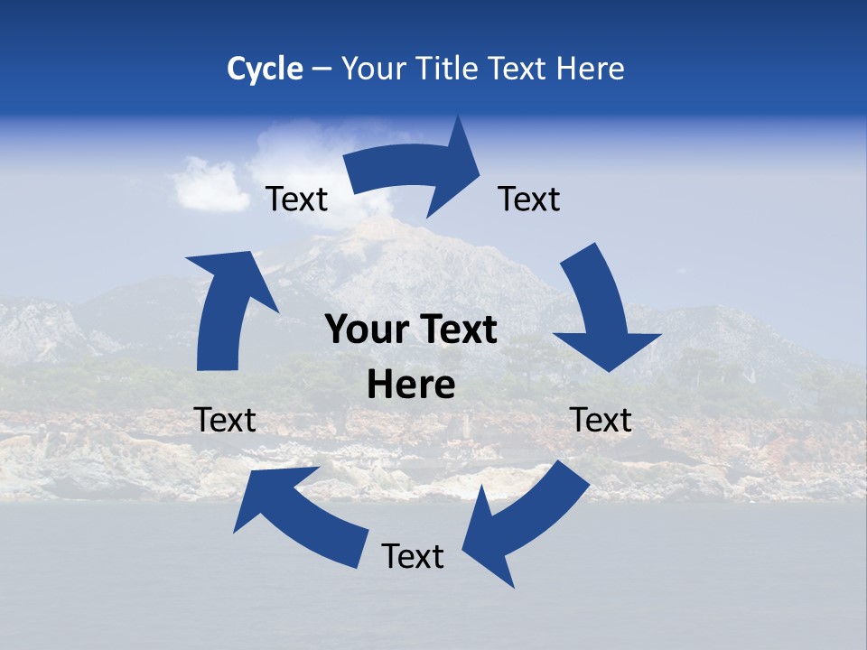 Mountain Ridge Water PowerPoint Template