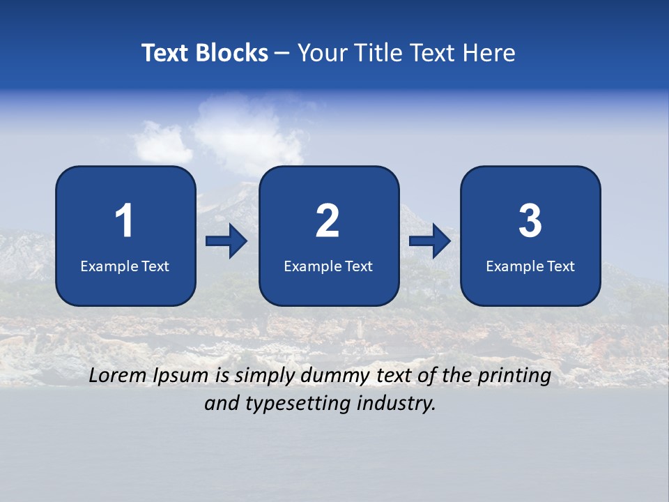 Mountain Ridge Water PowerPoint Template
