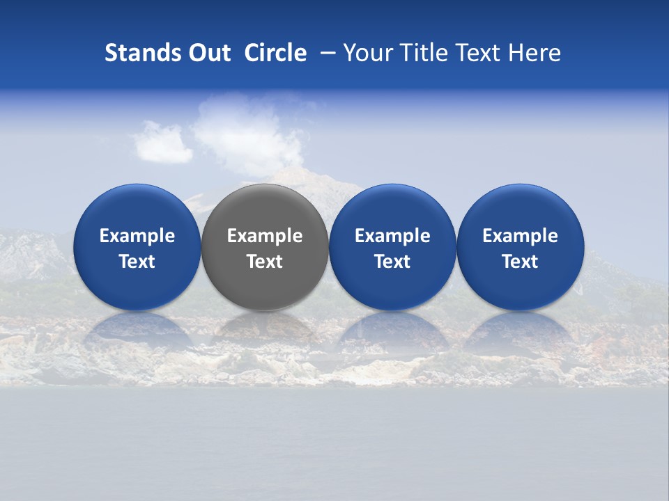 Mountain Ridge Water PowerPoint Template