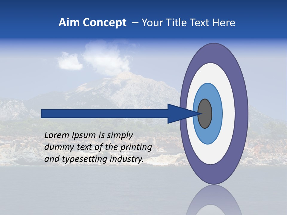 Mountain Ridge Water PowerPoint Template