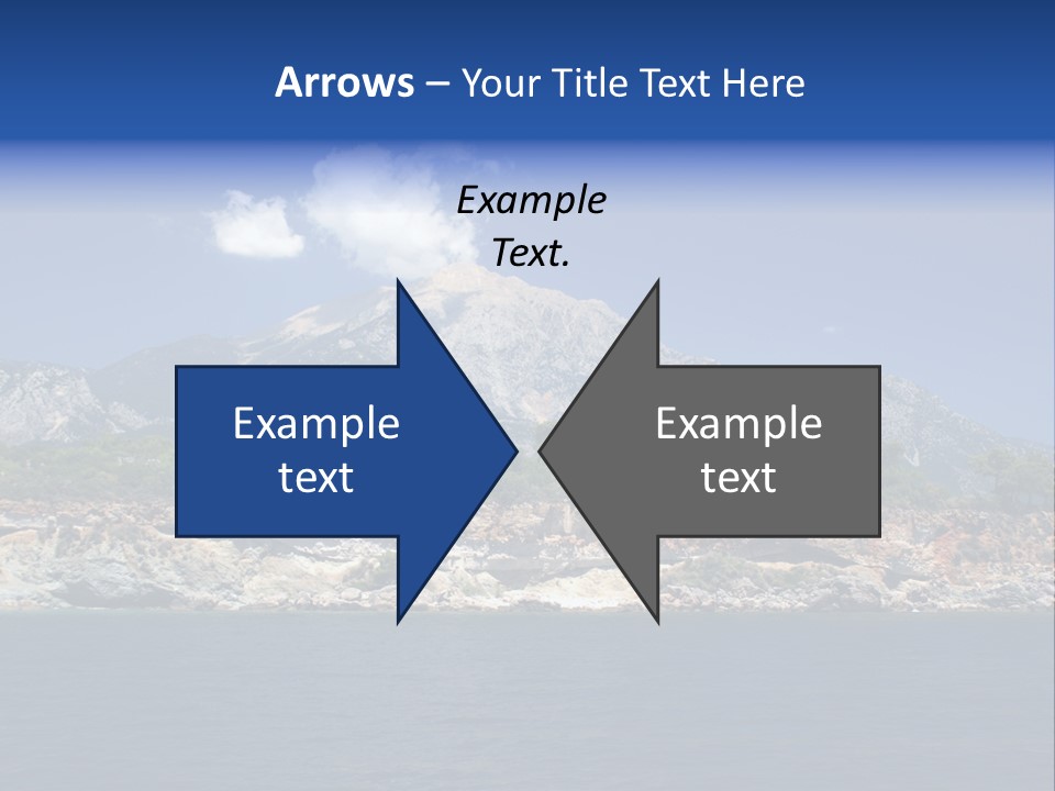 Mountain Ridge Water PowerPoint Template