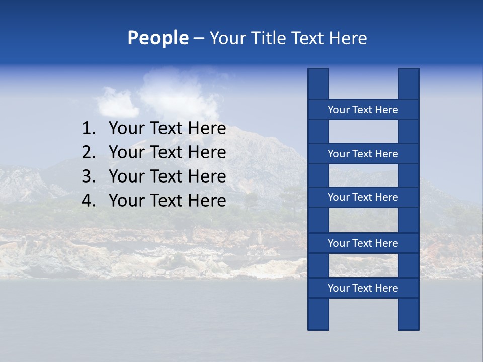 Mountain Ridge Water PowerPoint Template