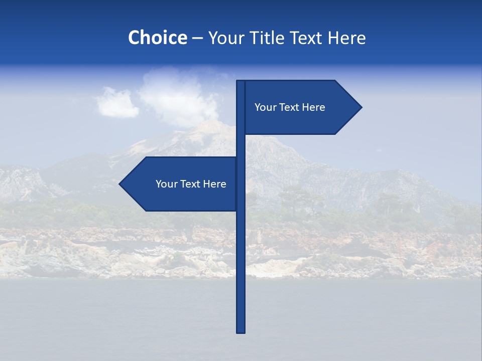 Mountain Ridge Water PowerPoint Template
