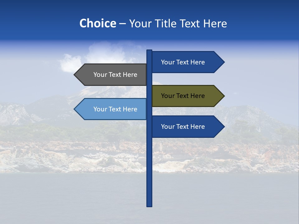Mountain Ridge Water PowerPoint Template