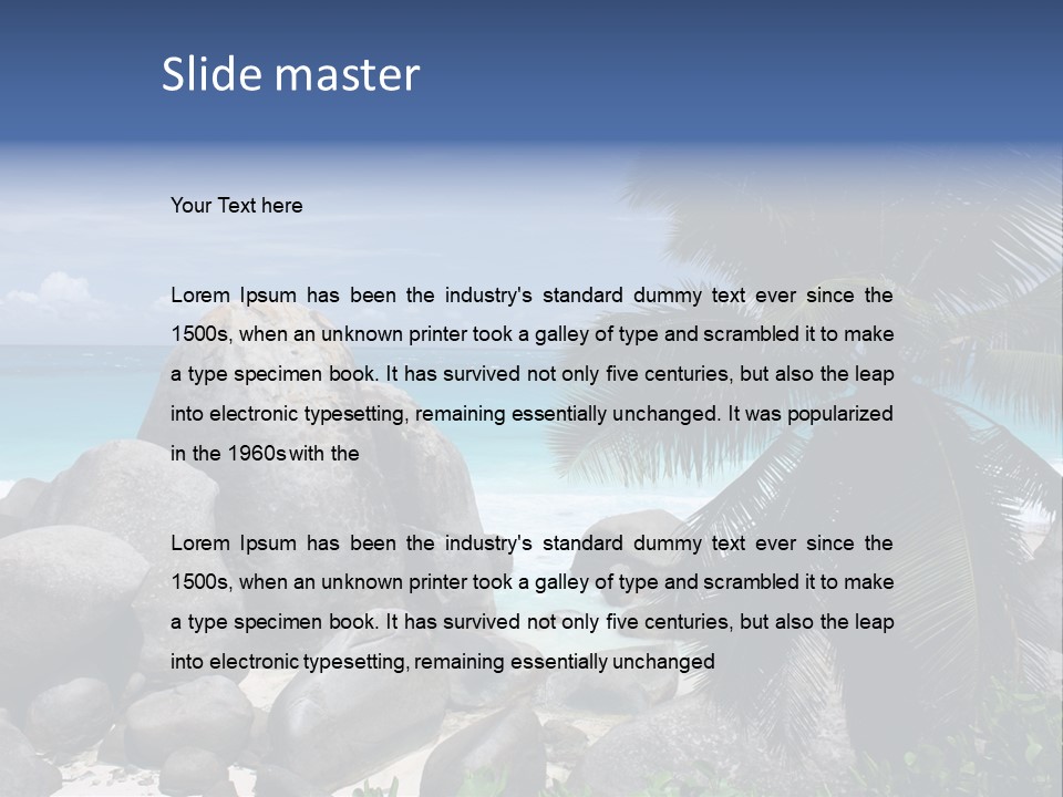 Seychelles PowerPoint Template