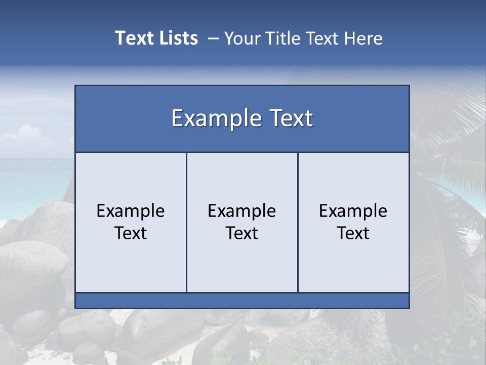 Seychelles PowerPoint Template