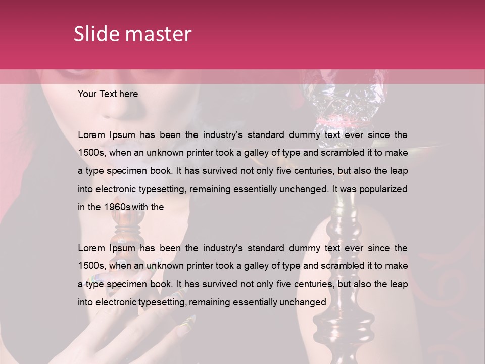 Enjoyment Fashion Background PowerPoint Template