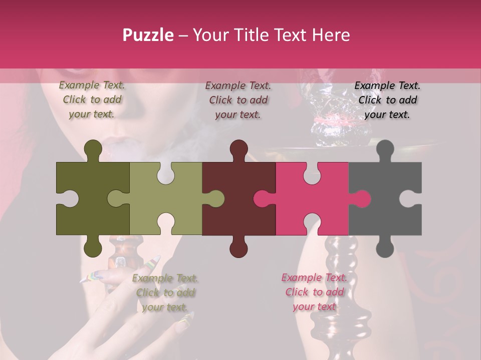 Enjoyment Fashion Background PowerPoint Template