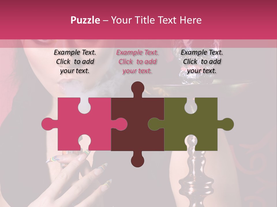 Enjoyment Fashion Background PowerPoint Template