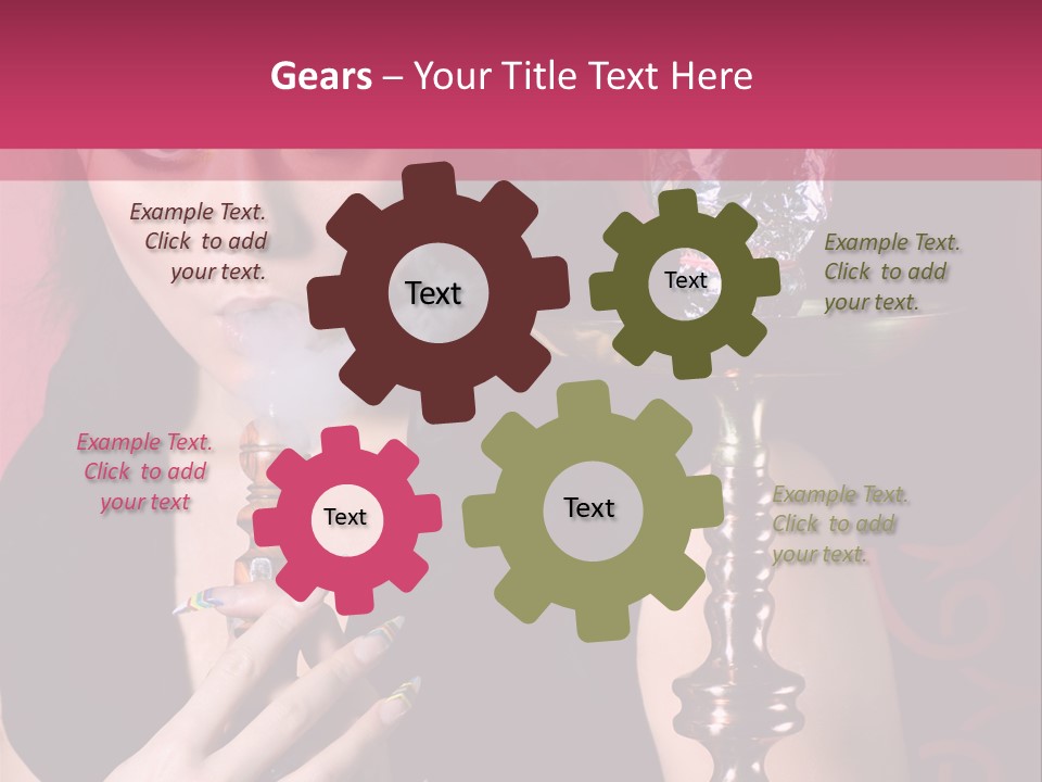 Enjoyment Fashion Background PowerPoint Template