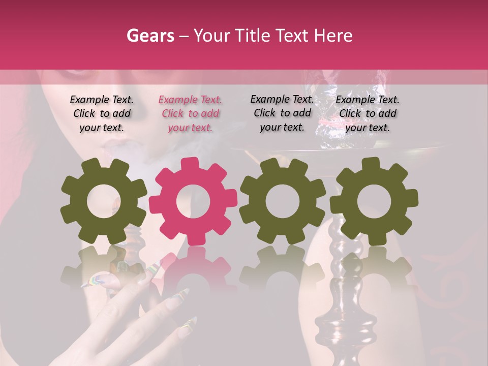 Enjoyment Fashion Background PowerPoint Template