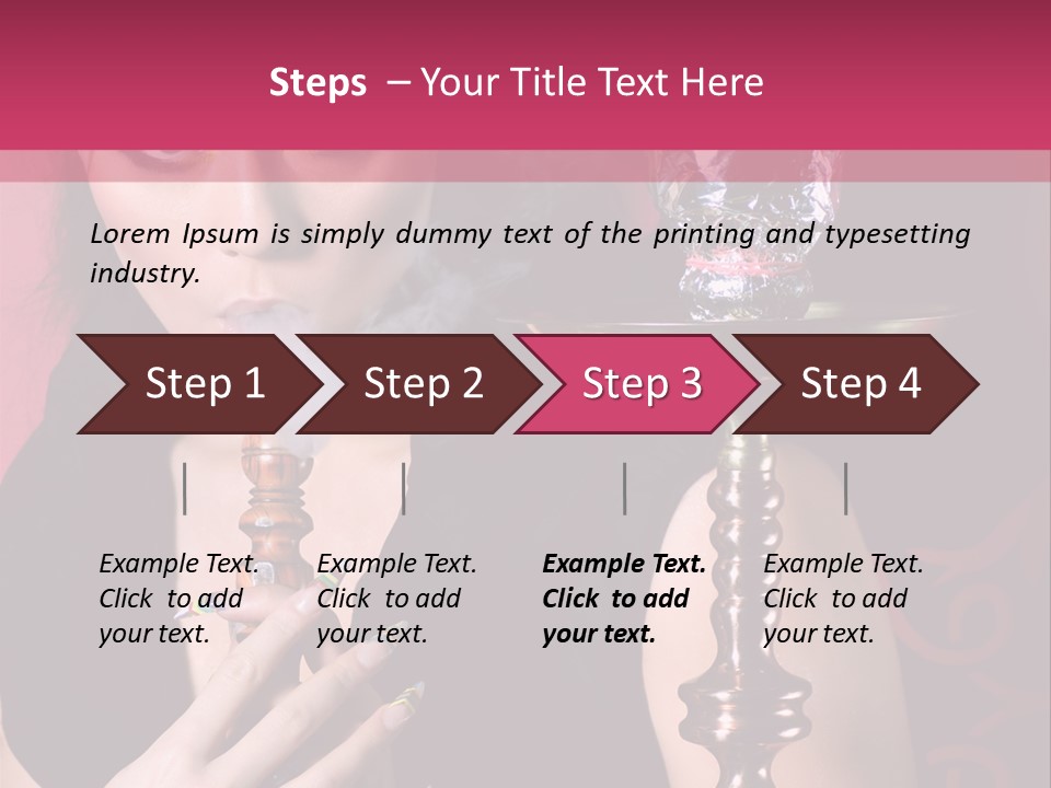 Enjoyment Fashion Background PowerPoint Template