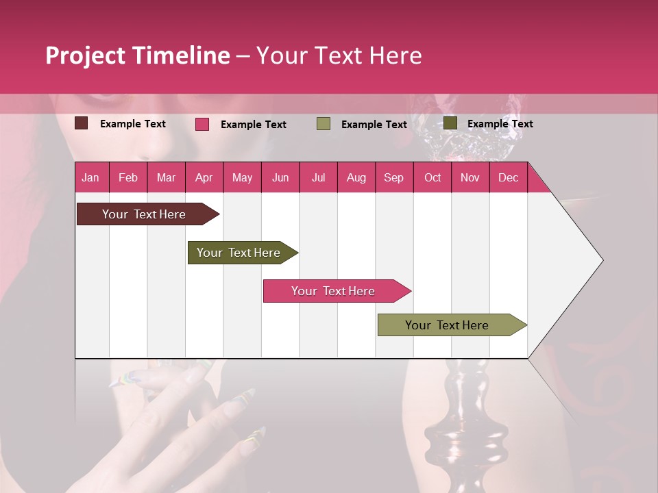 Enjoyment Fashion Background PowerPoint Template