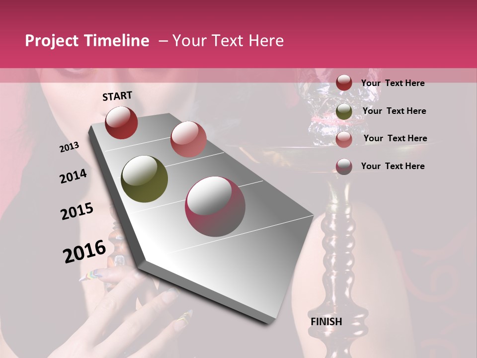 Enjoyment Fashion Background PowerPoint Template