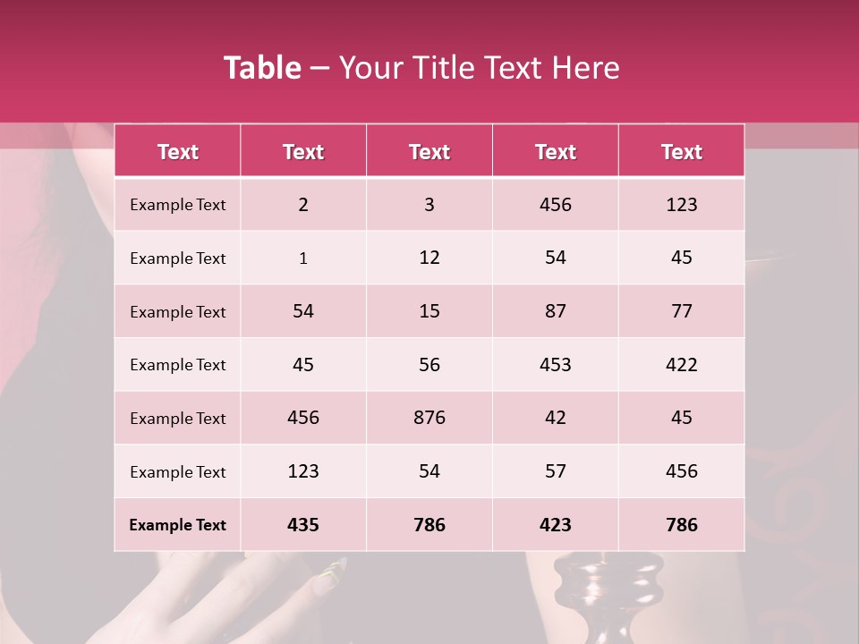 Enjoyment Fashion Background PowerPoint Template