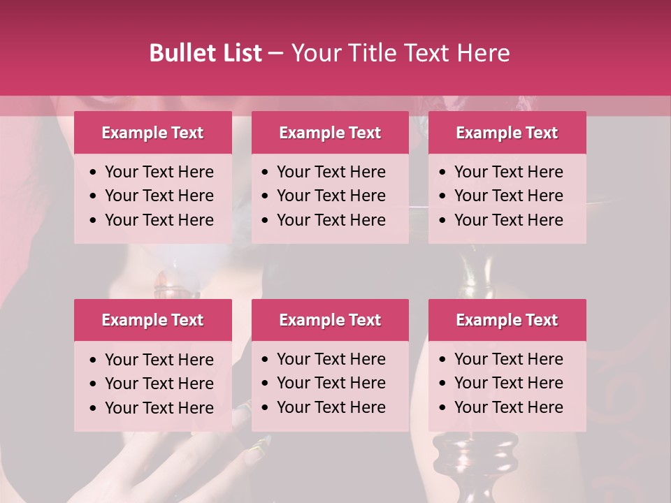 Enjoyment Fashion Background PowerPoint Template