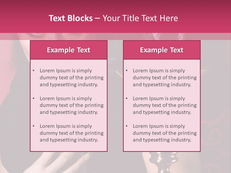 Enjoyment Fashion Background PowerPoint Template