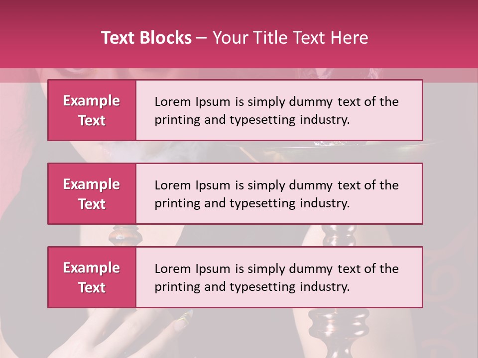 Enjoyment Fashion Background PowerPoint Template