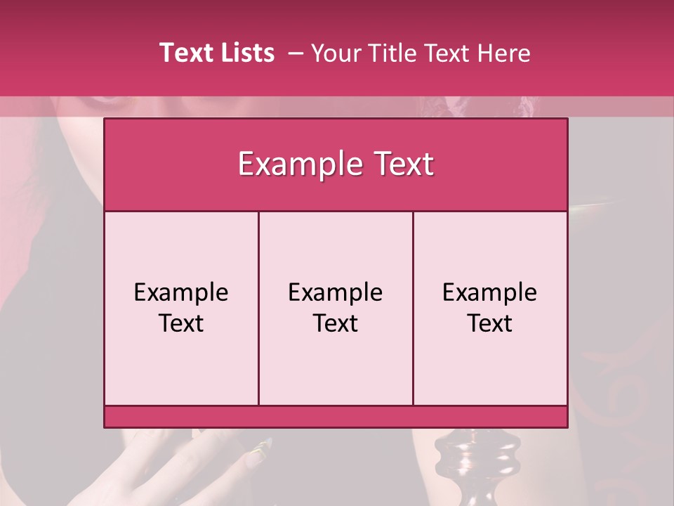 Enjoyment Fashion Background PowerPoint Template