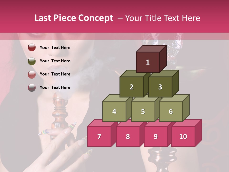 Enjoyment Fashion Background PowerPoint Template