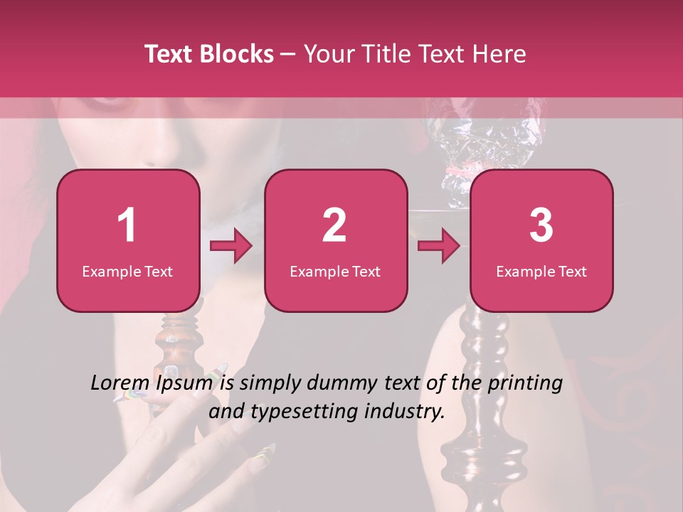 Enjoyment Fashion Background PowerPoint Template