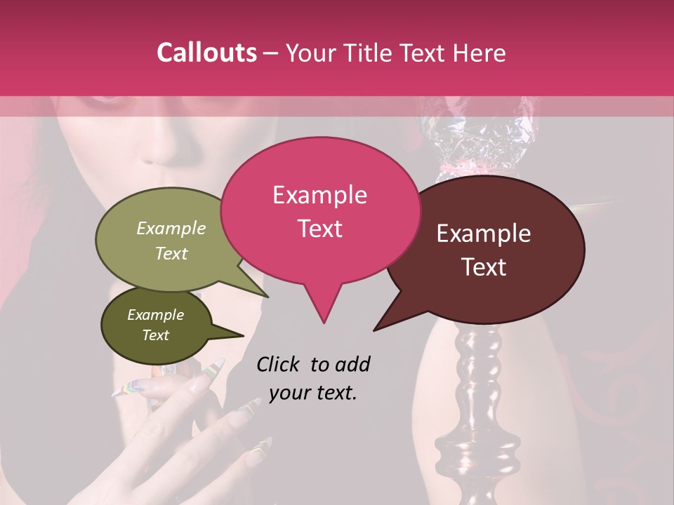 Enjoyment Fashion Background PowerPoint Template