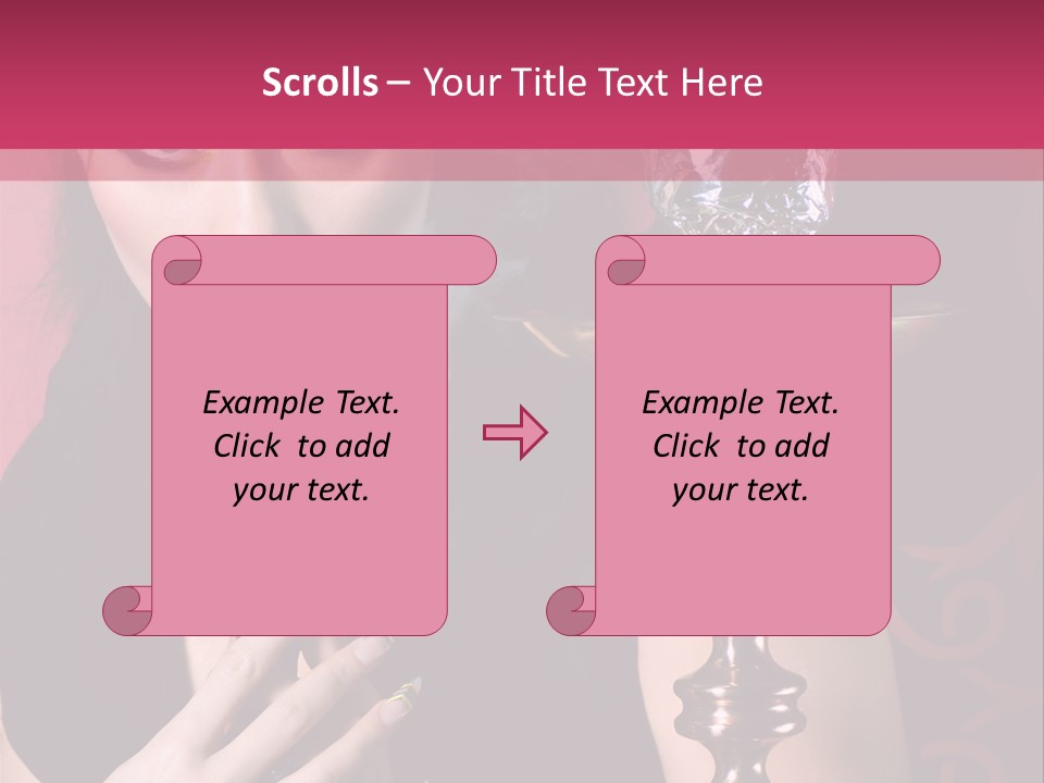 Enjoyment Fashion Background PowerPoint Template