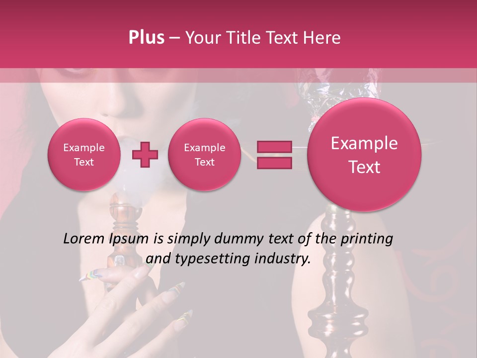 Enjoyment Fashion Background PowerPoint Template