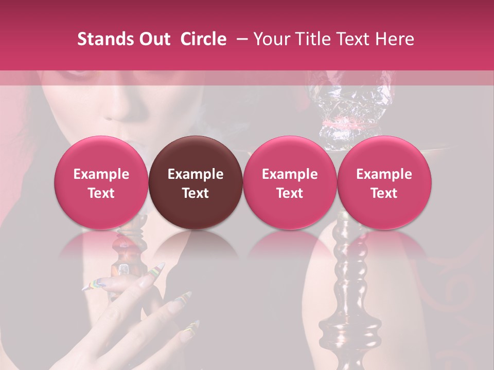 Enjoyment Fashion Background PowerPoint Template