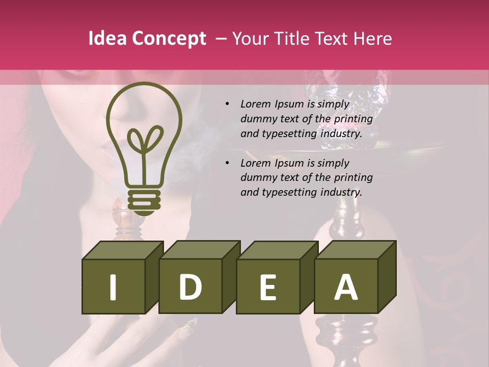 Enjoyment Fashion Background PowerPoint Template