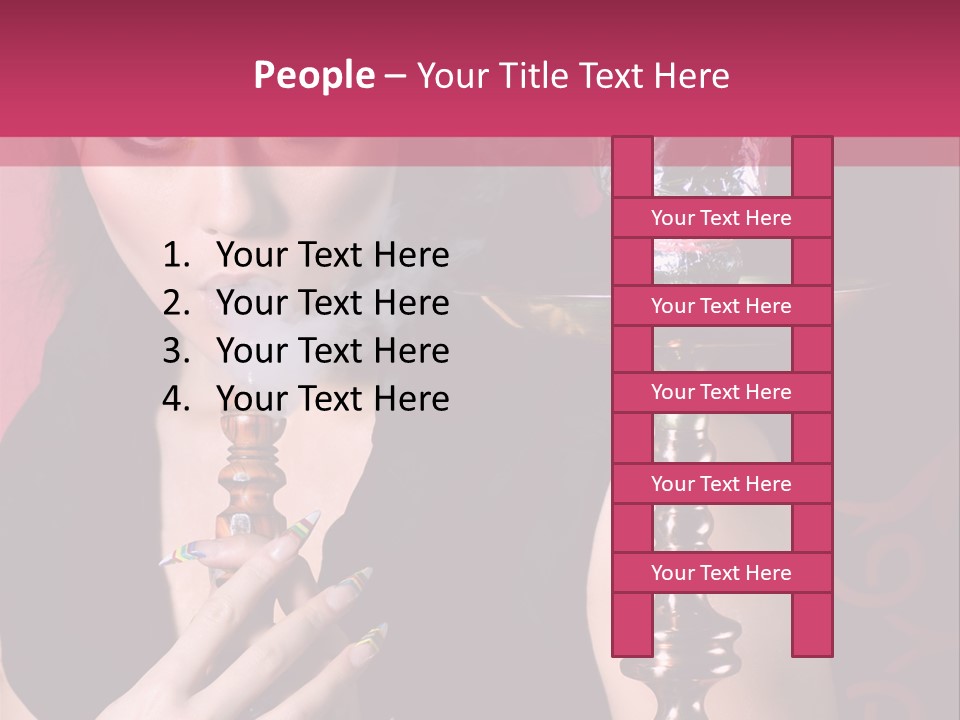 Enjoyment Fashion Background PowerPoint Template