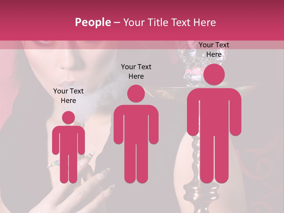 Enjoyment Fashion Background PowerPoint Template