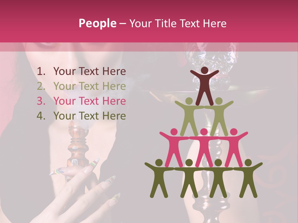 Enjoyment Fashion Background PowerPoint Template