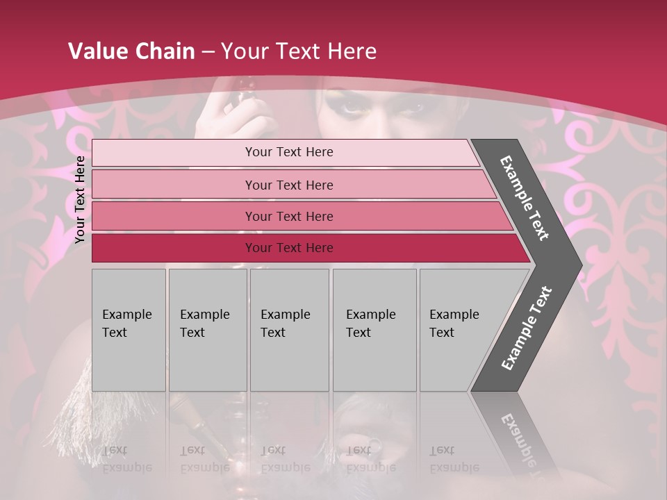 Hookah Girl PowerPoint Template