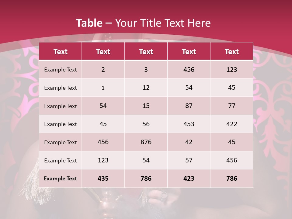 Hookah Girl PowerPoint Template