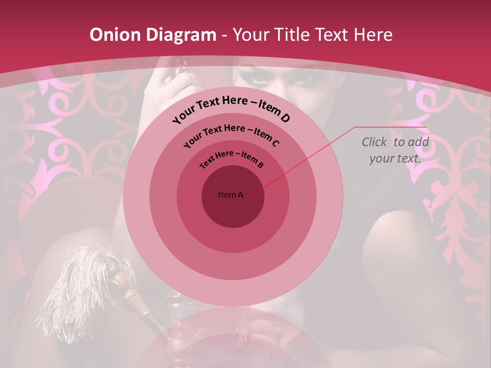 Hookah Girl PowerPoint Template