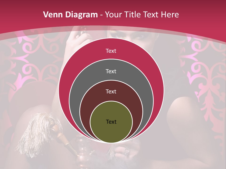 Hookah Girl PowerPoint Template