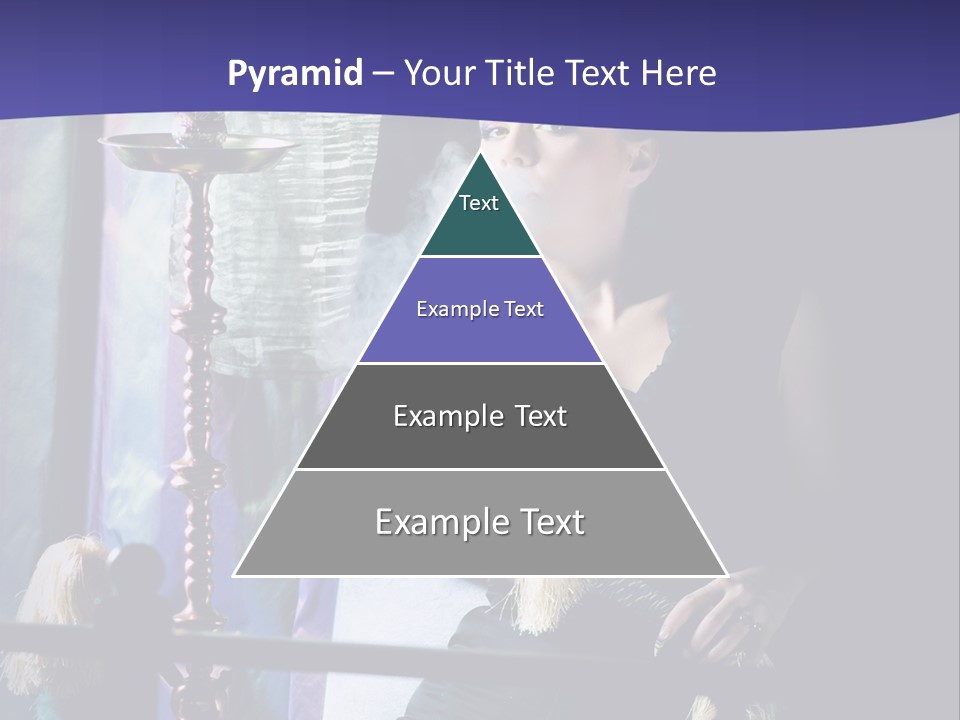 Hookah Women Beauty PowerPoint Template