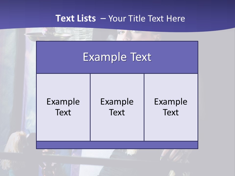 Hookah Women Beauty PowerPoint Template