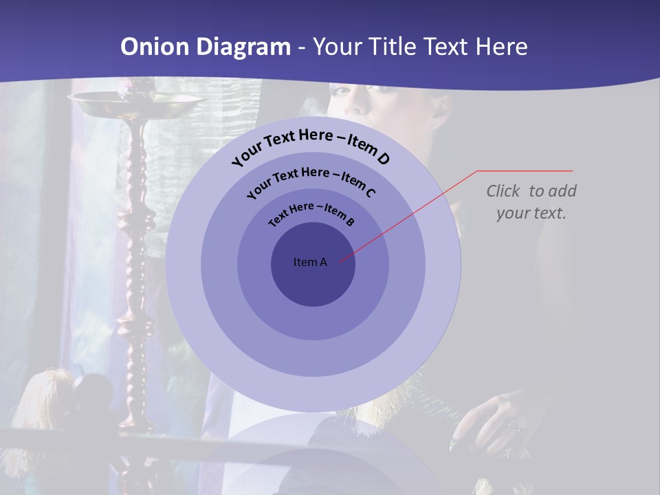 Hookah Women Beauty PowerPoint Template