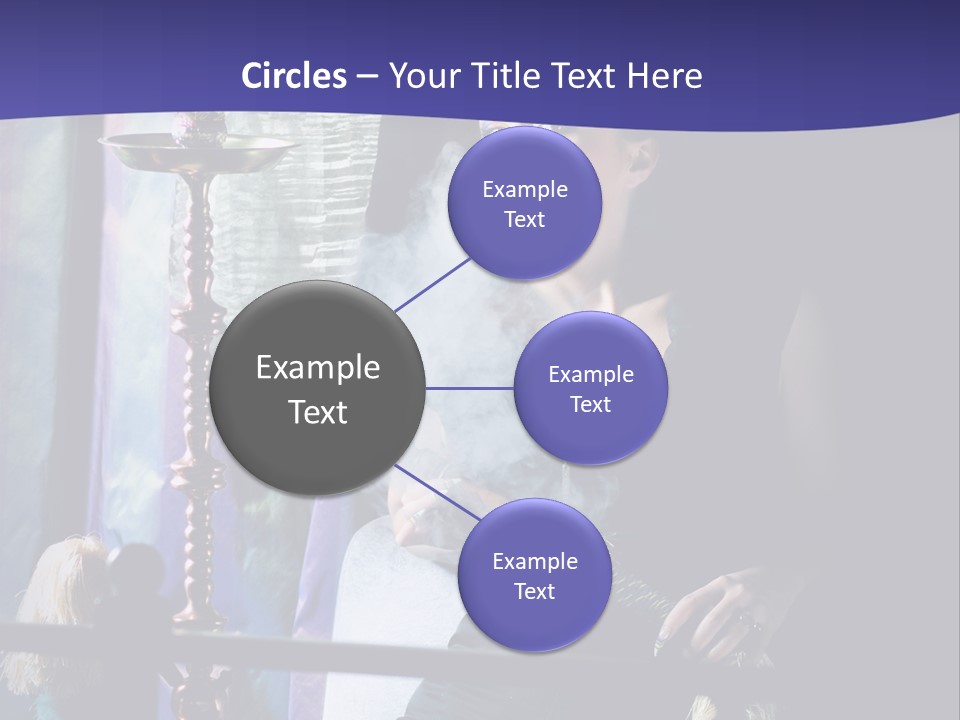 Hookah Women Beauty PowerPoint Template