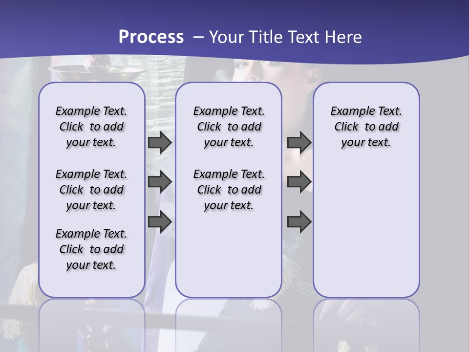 Hookah Women Beauty PowerPoint Template